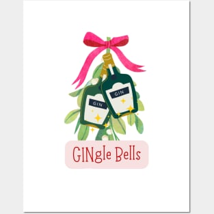 GINgle Bells - GIN-gle Bells Posters and Art